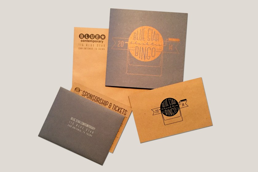 The final event invitations and collateral.