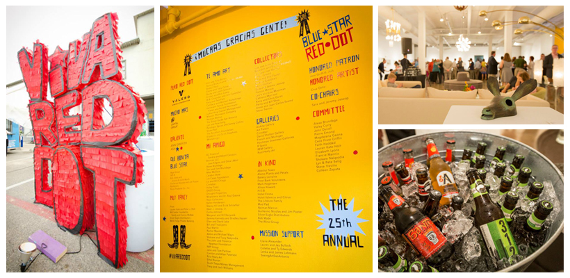 Red Dot Event Pictures courtesy of the Blue Star Contemporary Art Museum Facebook page